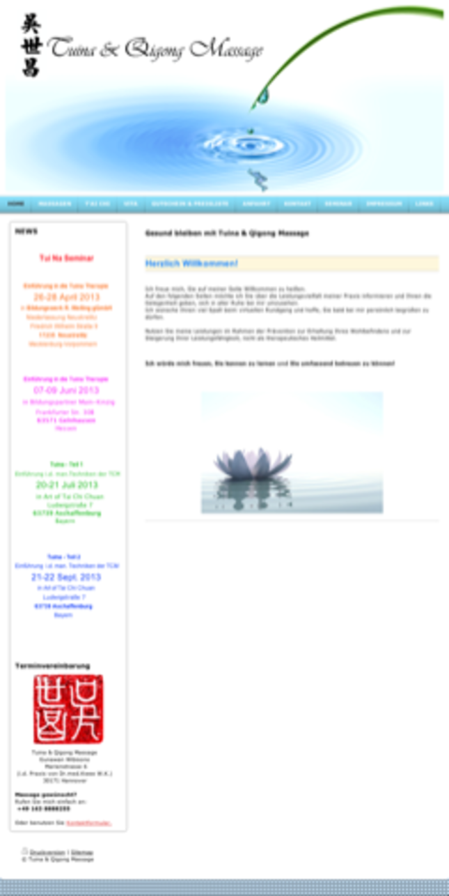 Praxis Tuina-Qigong Massage in Hannover (Massage, Mobile Massage)
